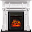 Каминокомплект Oxford - Белый с очагом Majestic FX Black Каминокомплект Oxford - Белый с очагом Majestic FX Black