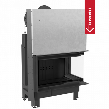 Топка Kratki PRO MBO/P/BS/G угловое стекло справа гильотина Топка Kratki PRO MBO/P/BS/G угловое стекло справа гильотина