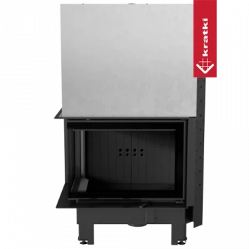 Топка Kratki PRO MBZ/L/BS/G/SG угловое гнутое стекло слева, гильотина Топка Kratki PRO MBZ/L/BS/G/SG угловое гнутое стекло слева, гильотина