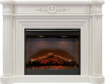 Каминокомплект Manor - Белый дуб с очагом Symphony 26'' DF2608-INT