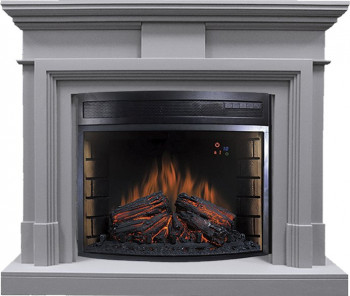 Каминокомплект Coventry Grey - Серый с очагом Dioramic 28 LED FX Каминокомплект Coventry Grey - Серый с очагом Dioramic 28 LED FX