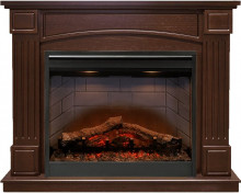 Каминокомплект Boston - Темный дуб с очагом Symphony 26'' DF2608-INT