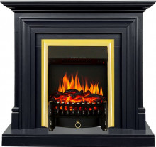 Каминокомплект Bradford - Серый графит с очагом Fobos FX Brass Каминокомплект Bradford - Серый графит с очагом Fobos FX Brass