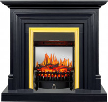 Каминокомплект Bradford - Серый графит с очагом Fobos FX M Brass Каминокомплект Bradford - Серый графит с очагом Fobos FX M Brass