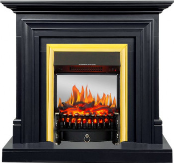 Каминокомплект Bradford - Серый графит с очагом Fobos FX M Brass Каминокомплект Bradford - Серый графит с очагом Fobos FX M Brass