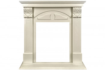 Портал Royal Flame Dublin (деревянный) RUSTIC (Разборный) - Слоновая кость