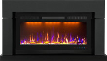 Каминокомплект Lindos Graphite Grey (Ширина 1470мм) с очагом Crystal 36 RF Каминокомплект Lindos Graphite Grey (Ширина 1470мм) с очагом Crystal 36 RF