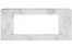 Каминокомплект Line 42 SFT White Marble - Белый мрамор с очагом Vision 42 LED