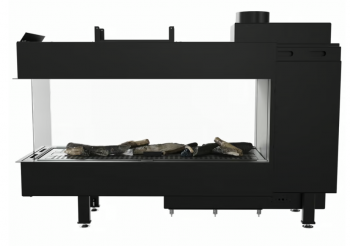 Газовая топка Kratki Pro LEO/LP/100/TUNEL/G31/37MBAR (баллонный газ)