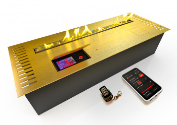 Автоматический биокамин ZeFire М 800 латунный с ДУ (ZeFire)