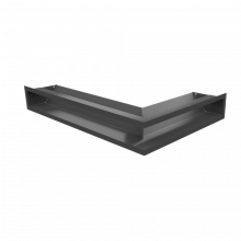 Решетка Kratki Люфт угловая 9*40 см левая графит Решетка Kratki Люфт угловая 9*40 см левая графит