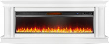 Каминокомплект Rome 60 - Белый с очагом Vision 60 LED