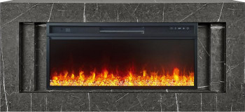 Каминокомплект Line 42 SFT Stone Touch - Серый мрамор с очагом Vision 42 LED Каминокомплект Line 42 SFT Stone Touch - Серый мрамор с очагом Vision 42 LED