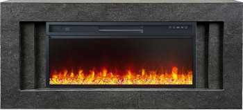 Каминокомплект Line 42 Dark Grey - Темный серый с очагом Vision 42 LED Каминокомплект Line 42 Dark Grey - Темный серый с очагом Vision 42 LED