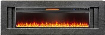 Каминокомплект Line 60 Dark Grey - Темный серый с очагом Vision 60 LED