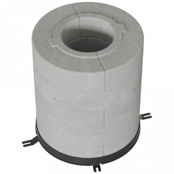 Комплект бетонных теплоаккумулирующих дисков d-150мм (10 шт., 5 слоев, V1)