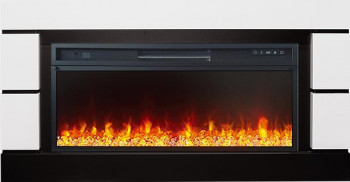 Каминокомплект Modern 42 SFT - Белый с черным с очагом Vision 42 LED Каминокомплект Modern 42 SFT - Белый с черным с очагом Vision 42 LED