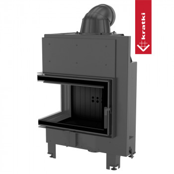 Топка Kratki PRO MBM/L/BS/SG угловое гнутое стекло слева Топка Kratki PRO MBM/L/BS/SG угловое гнутое стекло слева